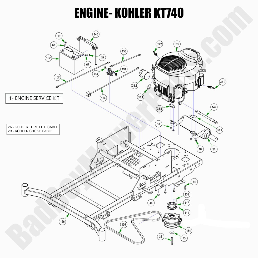 2022 ZT Avenger - Engine - Kohler KT740
